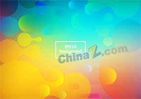 幻彩渐变矢量背景图设计